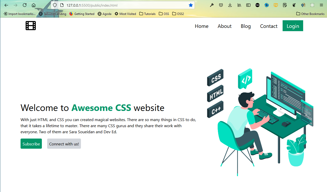The Web Dev Create An Animated Landing Page With Tailwind CSS